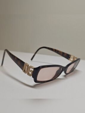 Authentic Dolce & Gabbana DG 3002-B 502 Tortoiseshell Crystal DG Eyeglass Frames